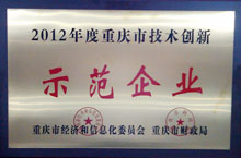 2012年度重庆市技术创新示范企业